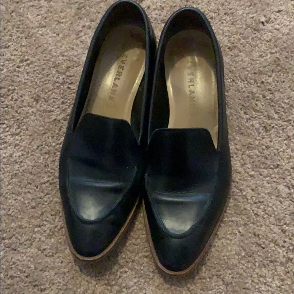 Everlane The Modern Loafer Black in size 8